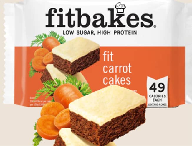 Fit carrot cakes tuotepakkaus